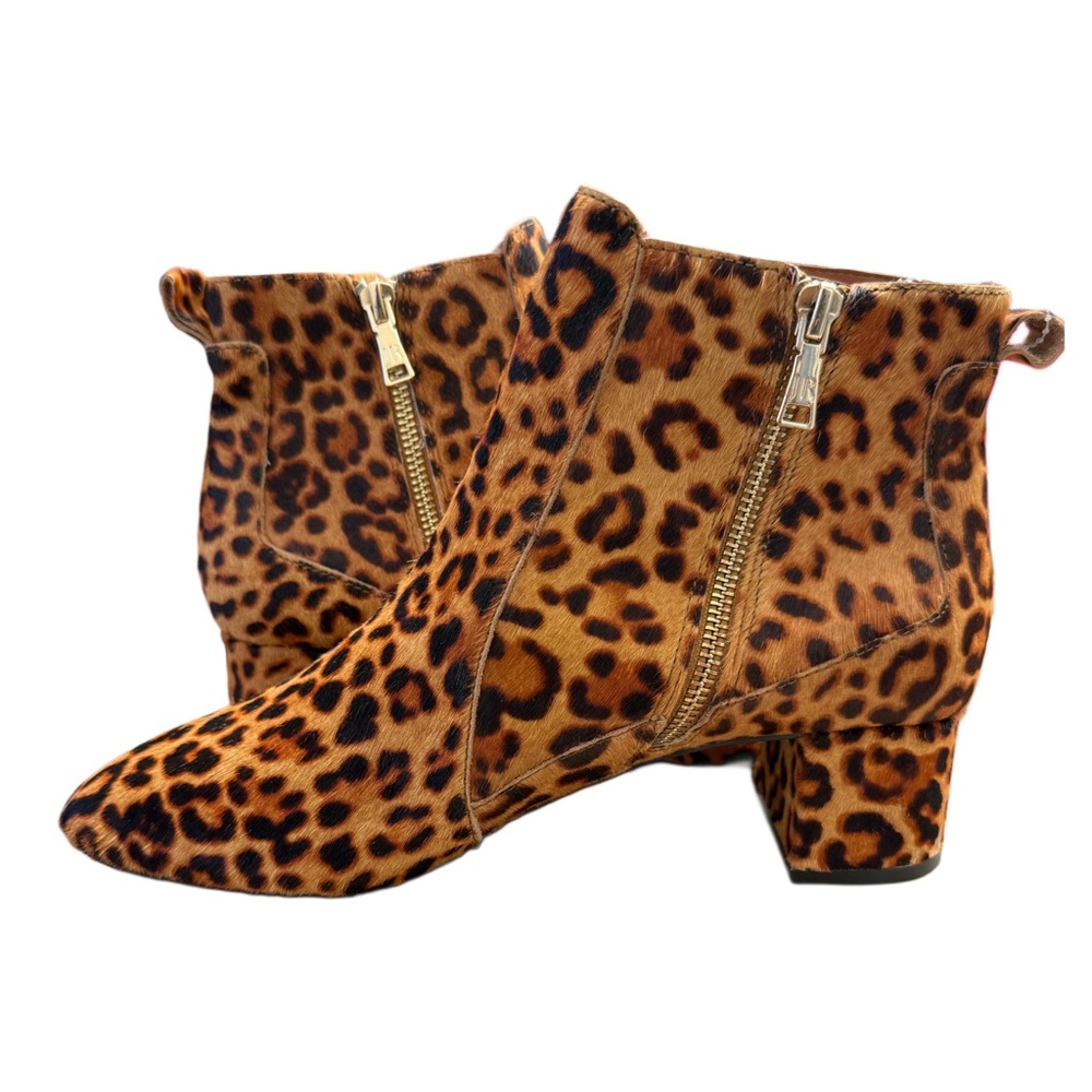 JACK ROGERS LEOPARD BERKLEY BOOTIES NWT - Picture 4 of 7